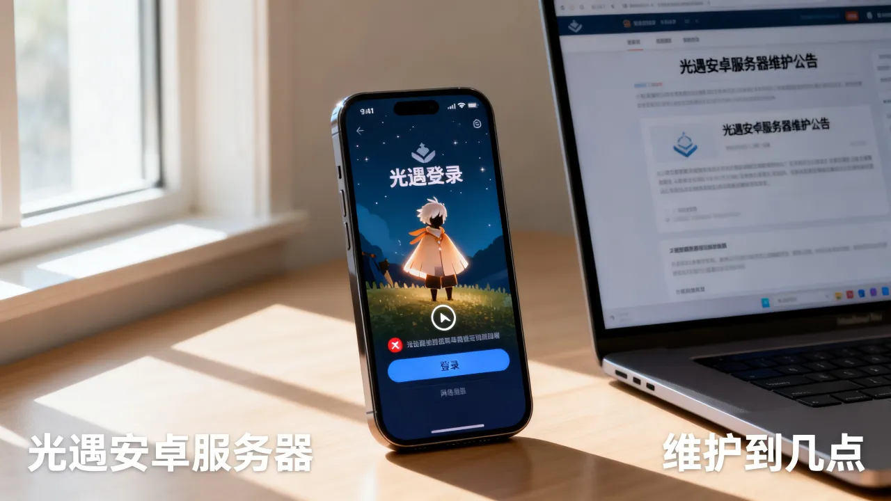 光遇安卓服务器为什么进不去，光遇安卓服务器维护到几点？