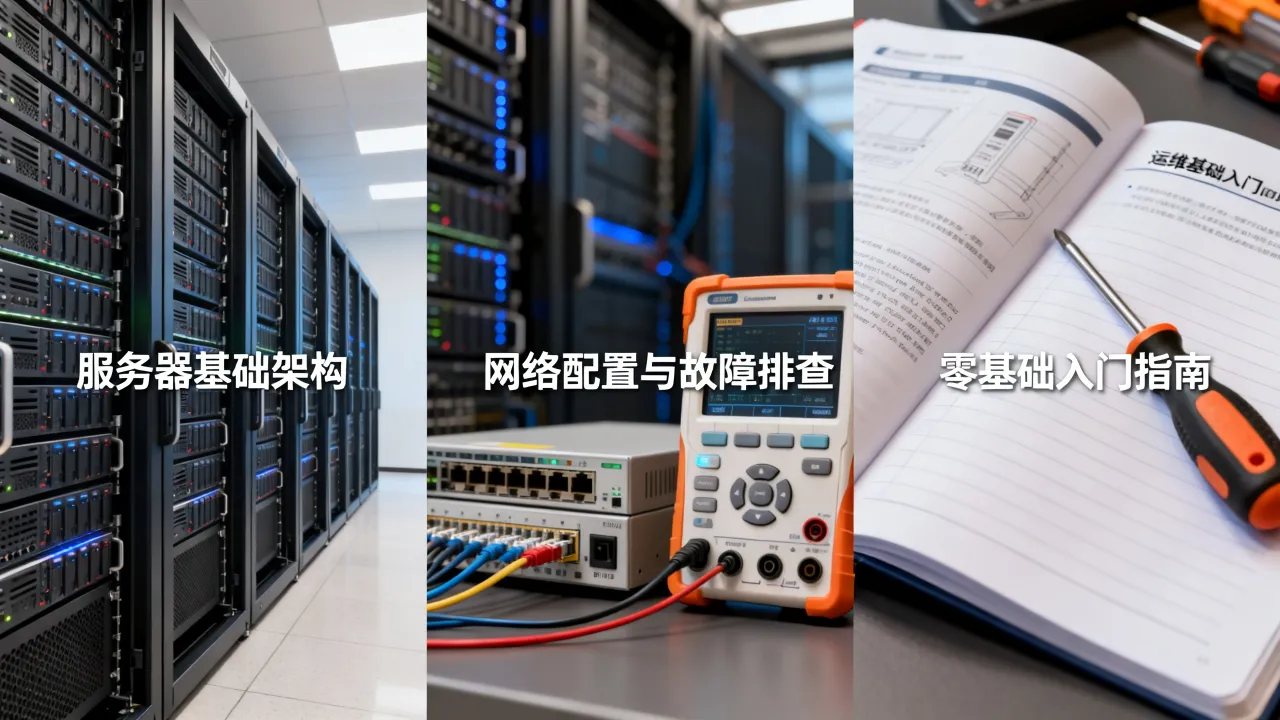 服务器运维速成需要学什么？零基础如何快速入门服务器运维？