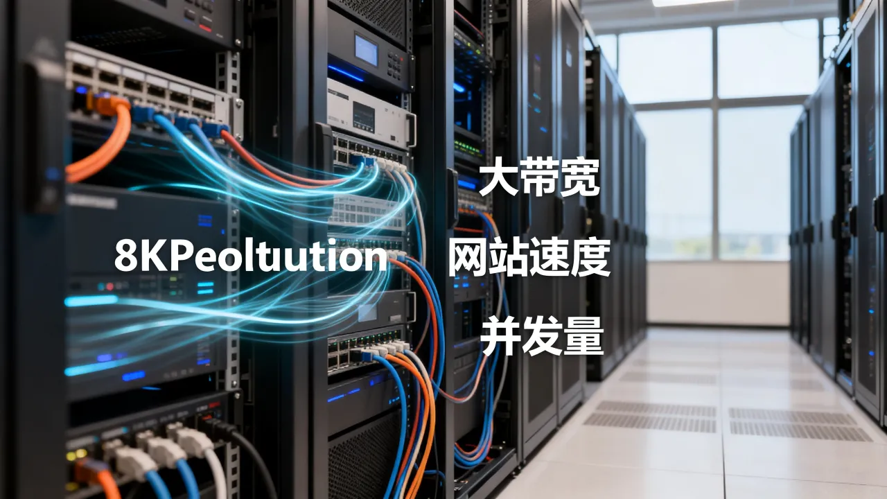 服务器大宽带有什么用?大带宽对网站速度和并发量影响有多大?