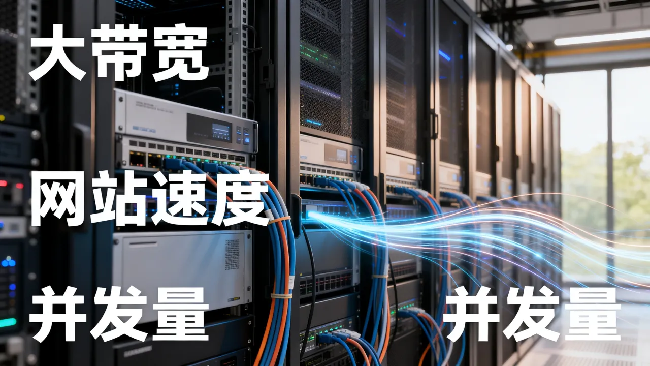 服务器大宽带有什么用？大带宽对网站速度和并发量影响有多大？