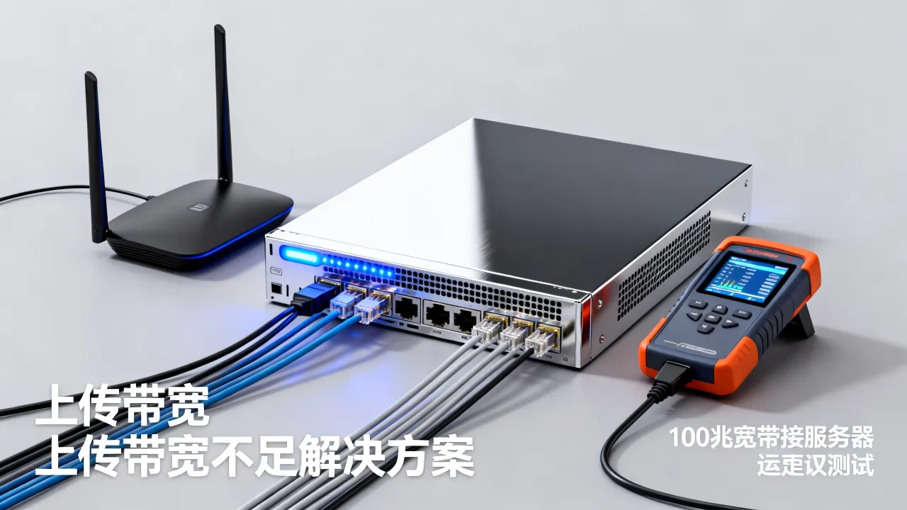 100兆宽带接服务器够用吗,上传带宽小怎么办