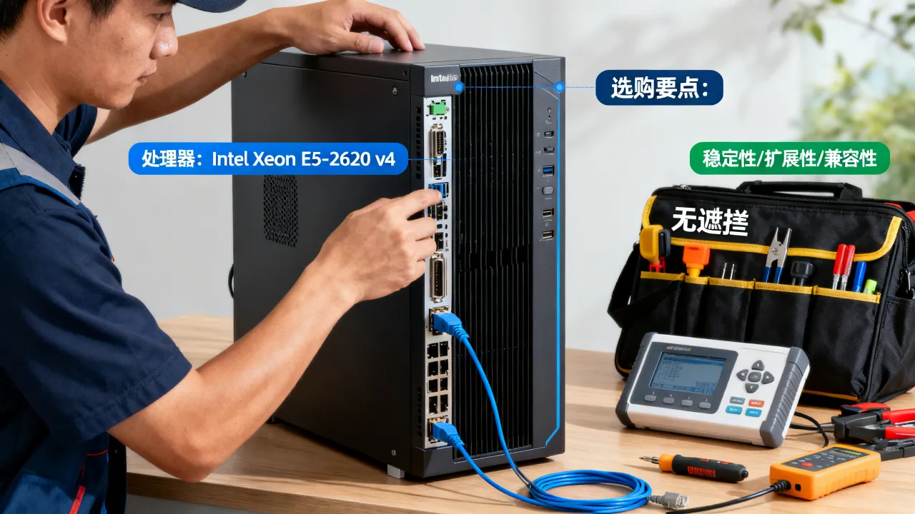 宽带装维师傅的服务器是什么配置，如何选购？