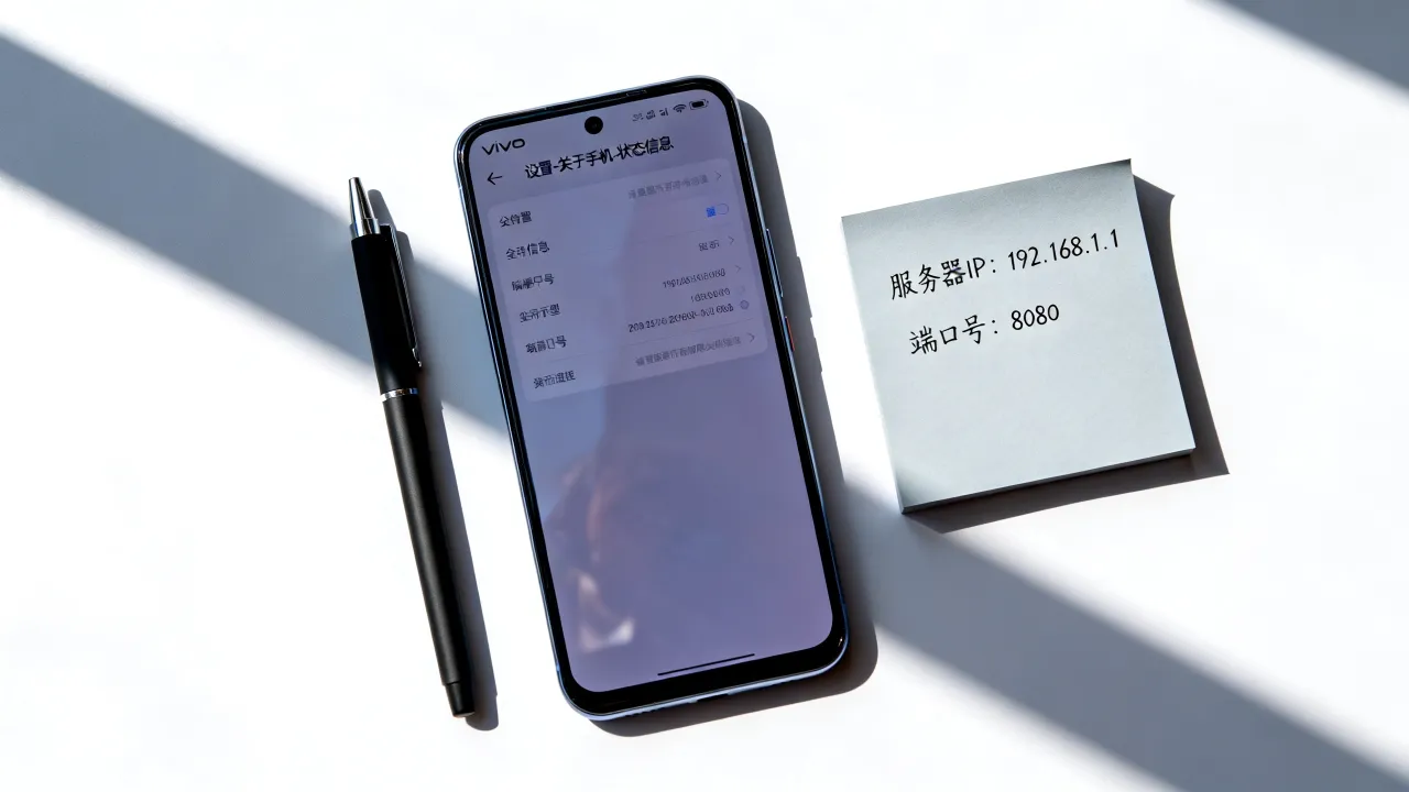 维沃手机服务器地址在哪里查看，服务器IP和端口号查询方法
