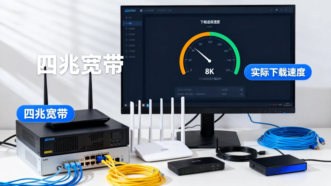 服务器四兆宽带多少兆，四兆带宽服务器实际下载速度多少？