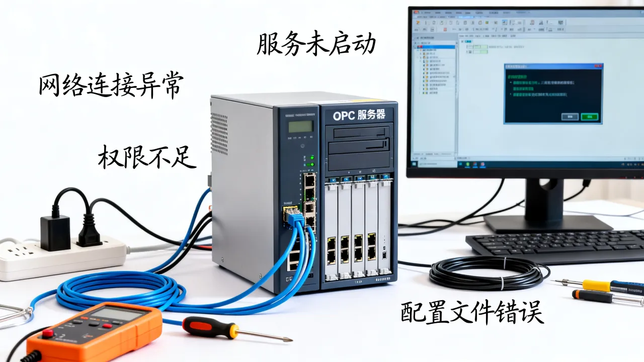 OPC服务器为什么总启动失败，OPC服务器启动失败的常见原因有哪些