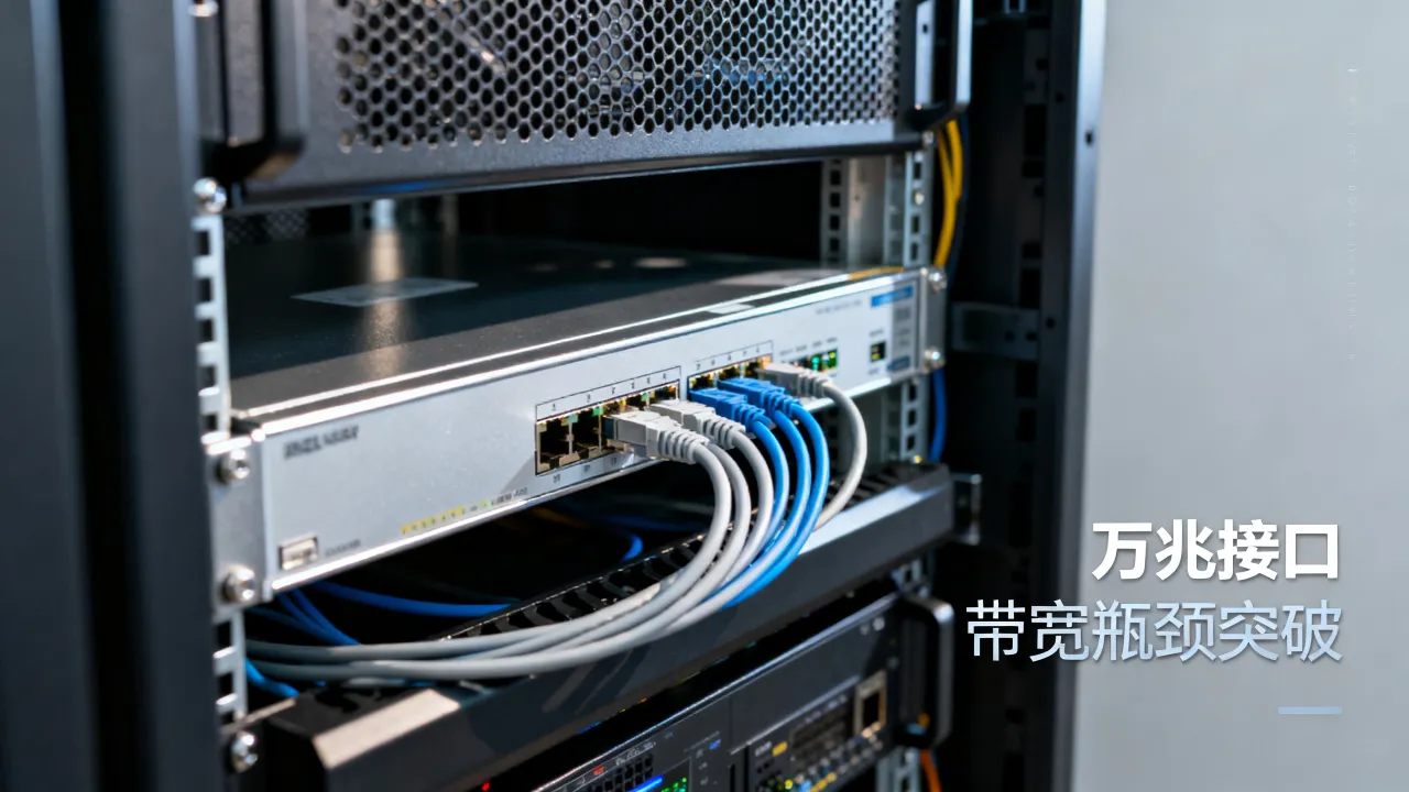 服务器为什么需要万兆，企业网络带宽瓶颈如何突破？