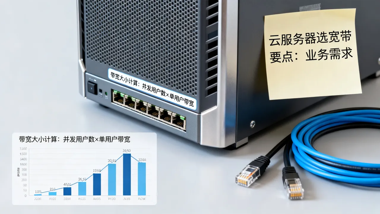 云服务器如何选宽带？带宽大小该怎么定才不浪费钱？