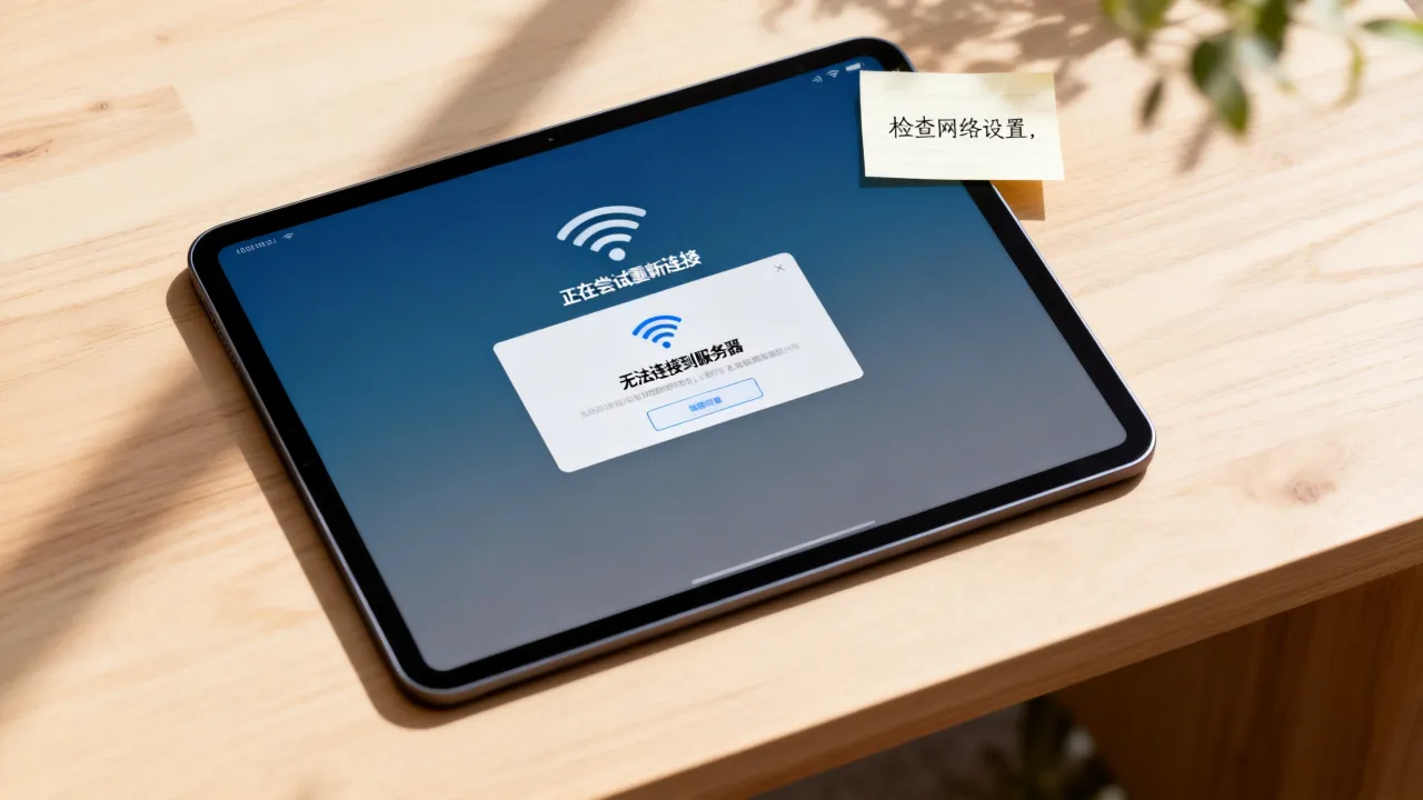 为什么iPad服务器停止响应，iPad无法连接服务器怎么办？