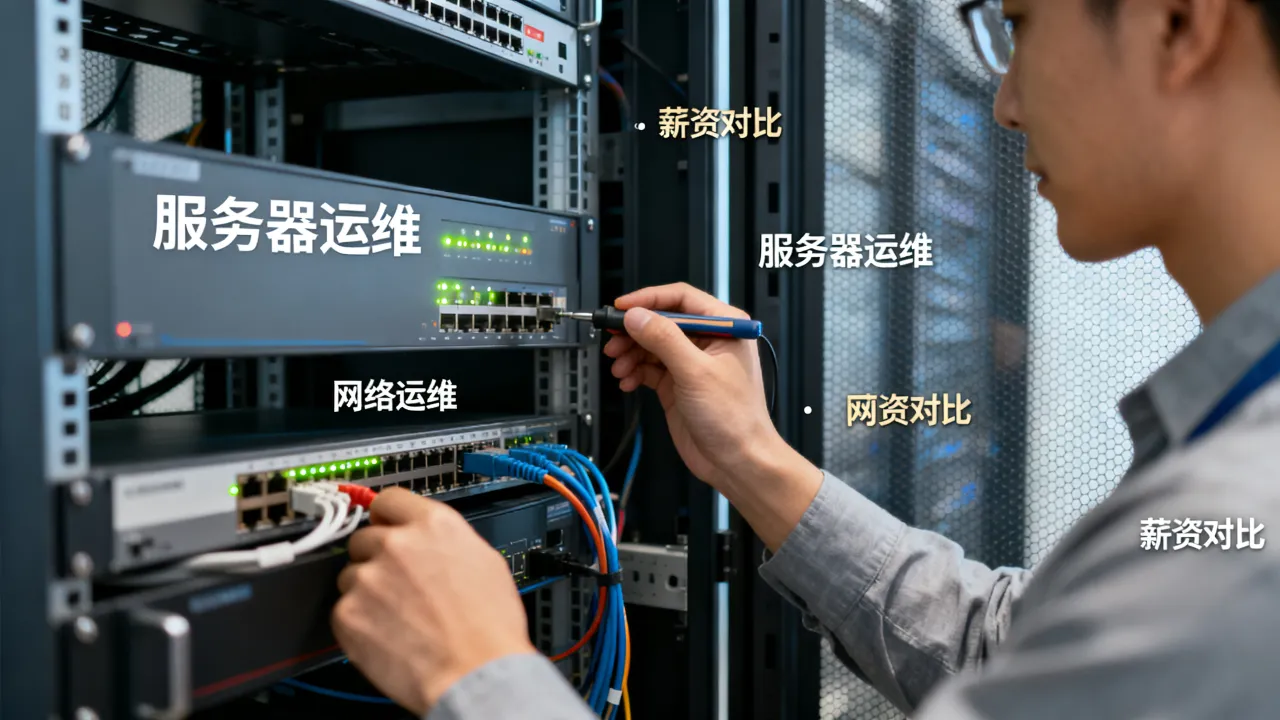 服务器与运维哪个好，服务器运维和网络运维哪个薪资高？