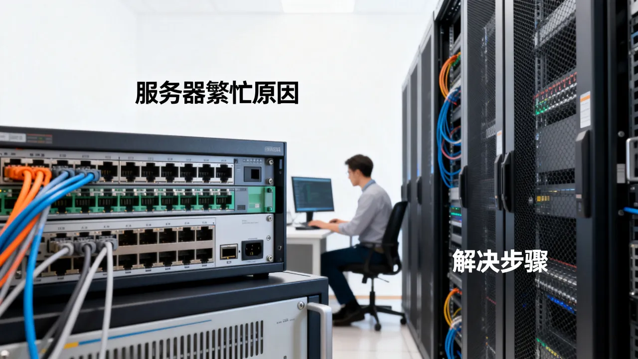 为什么显示服务器正忙，服务器繁忙怎么解决