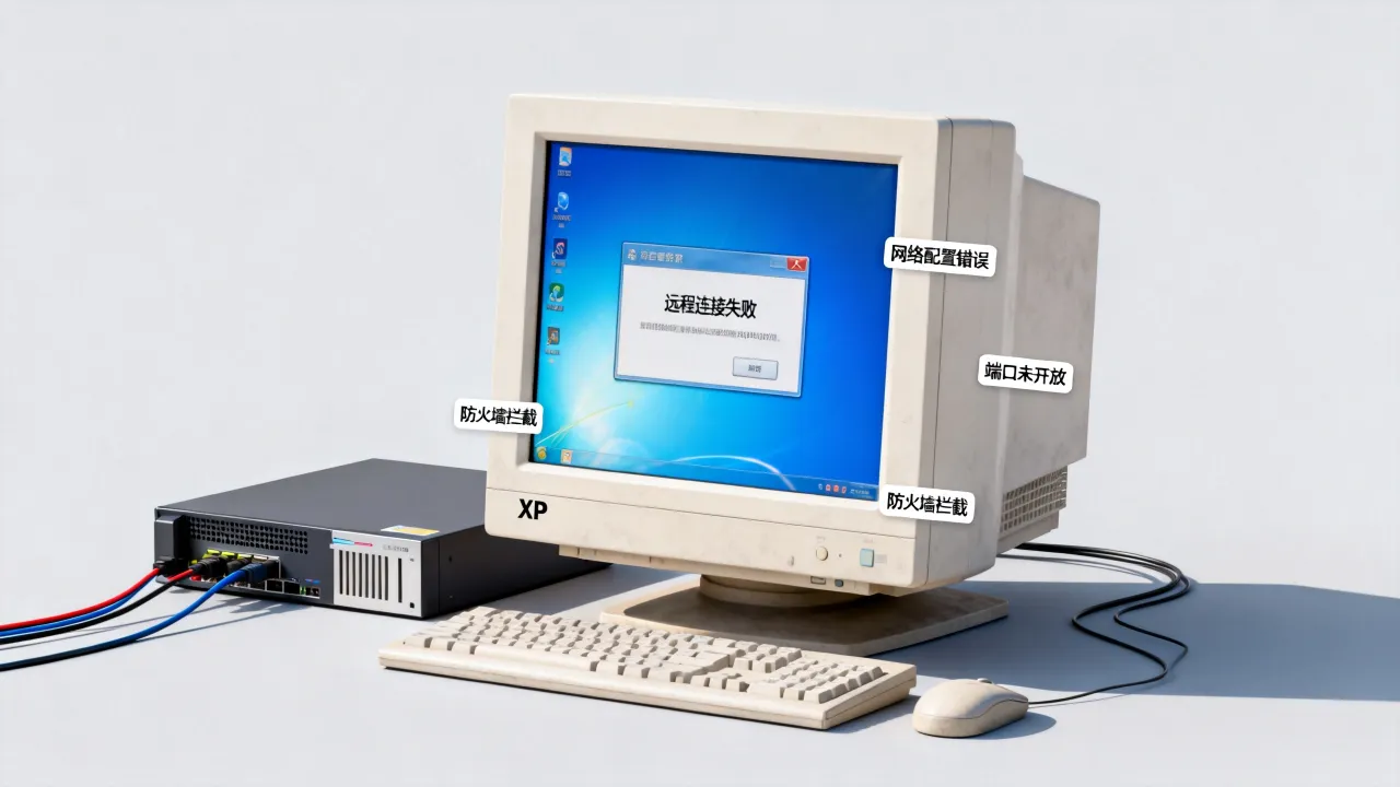 我的xp为什么不能远程连接服务器地址，xp远程连接服务器失败原因详解