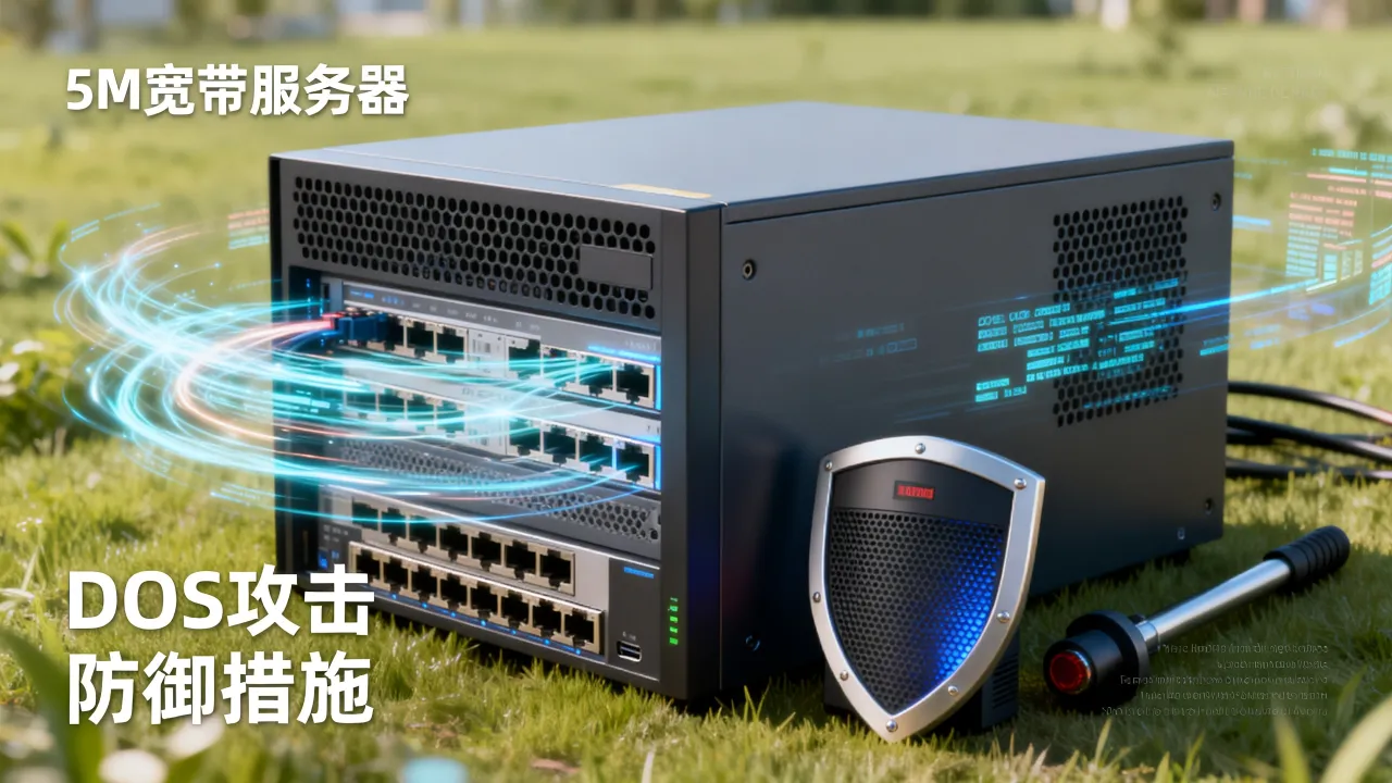 dos攻击5m宽带的服务器会瘫痪吗，如何有效防御？