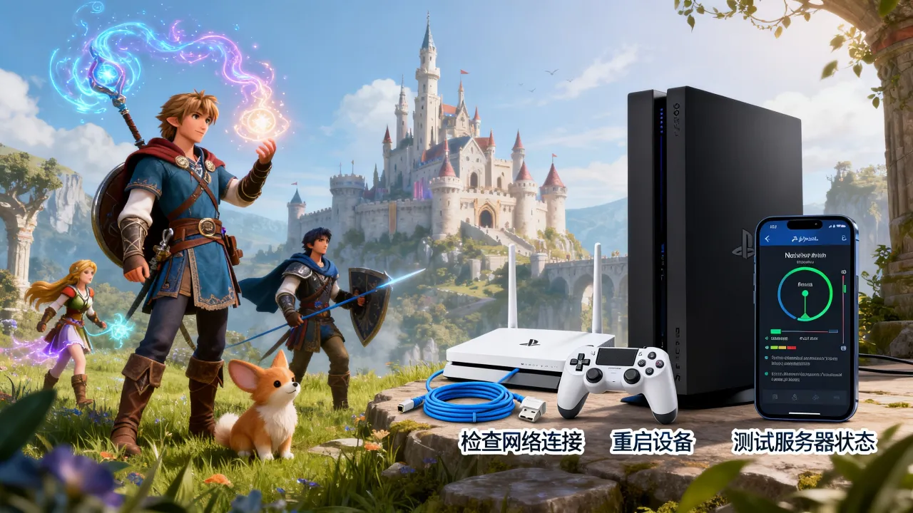 PS4原神为什么无法连接服务器，网络故障排查方法
