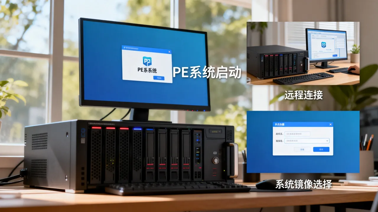 服务器运维PE系统怎么用？服务器PE系统如何远程重装系统？