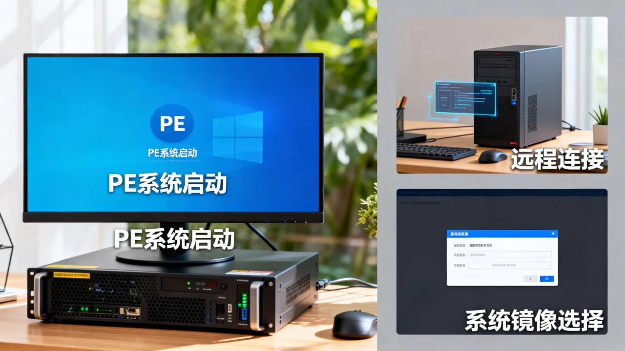 服务器运维PE系统怎么用？服务器PE系统如何远程重装系统？