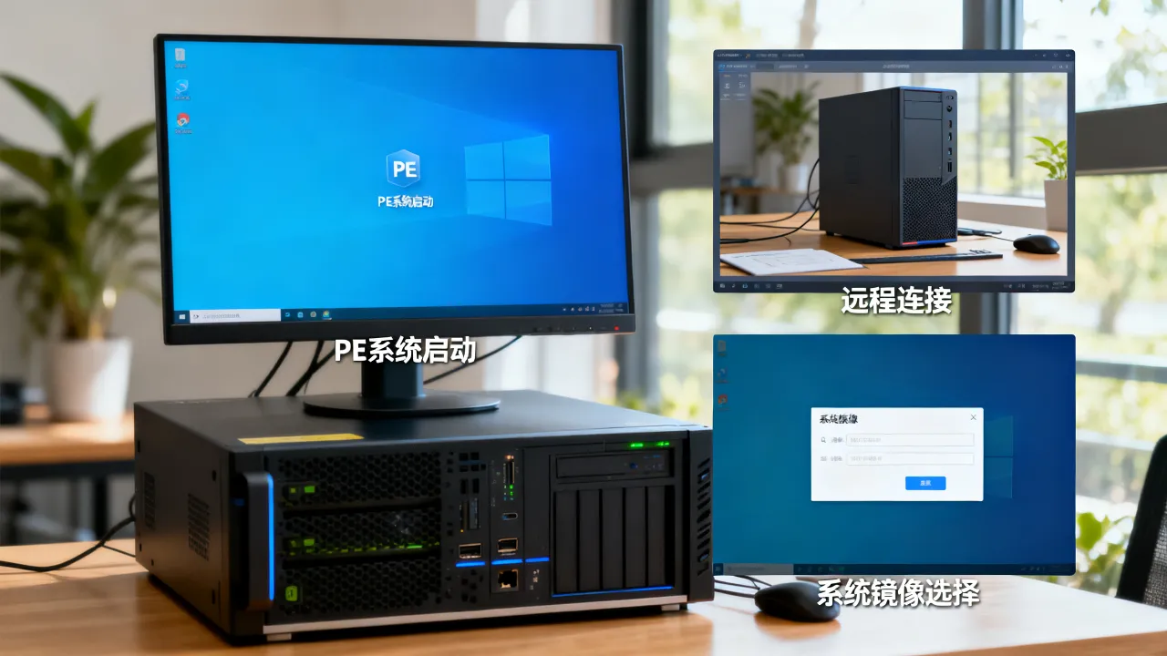 服务器运维PE系统怎么用？服务器PE系统如何远程重装系统？