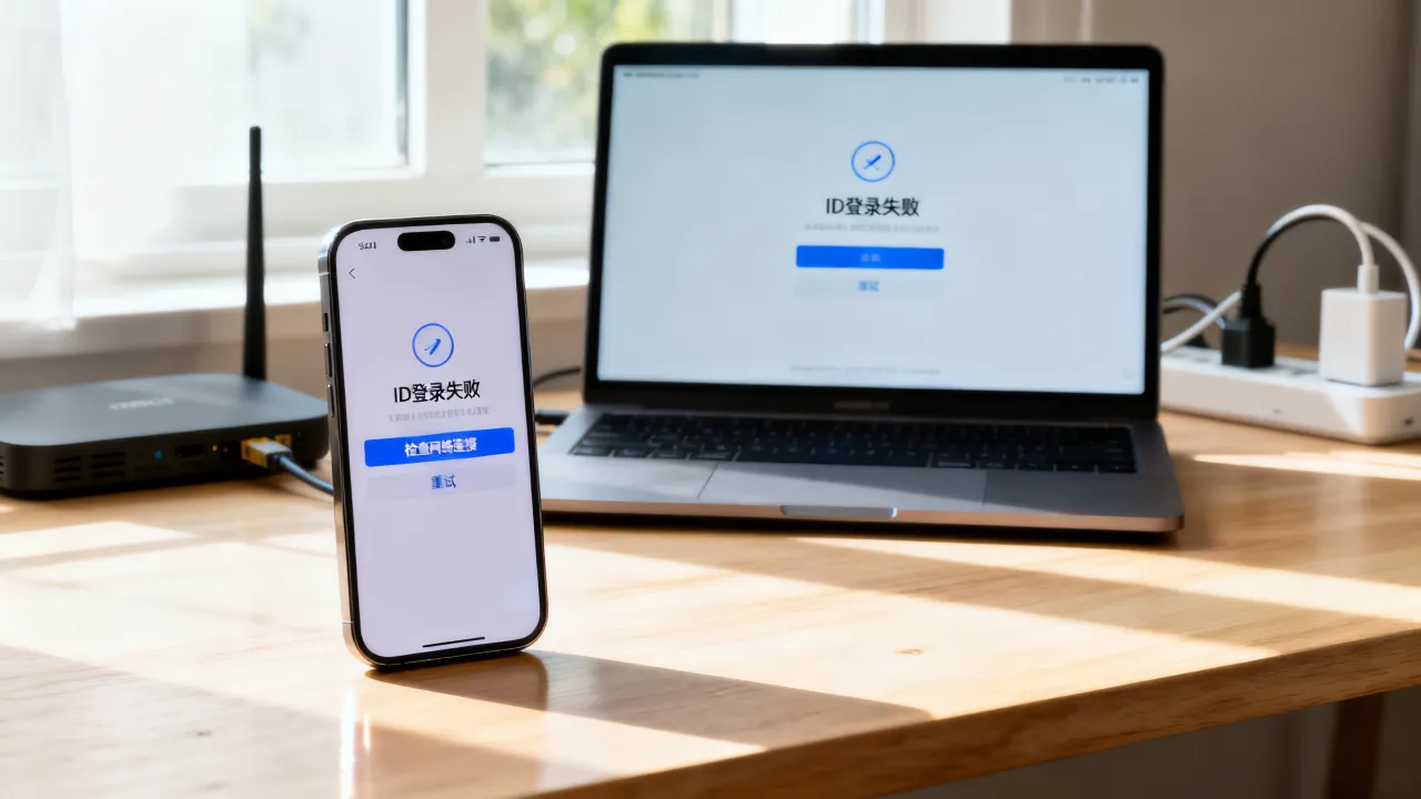 为什么ID登录无法连接服务器,失败怎么办?