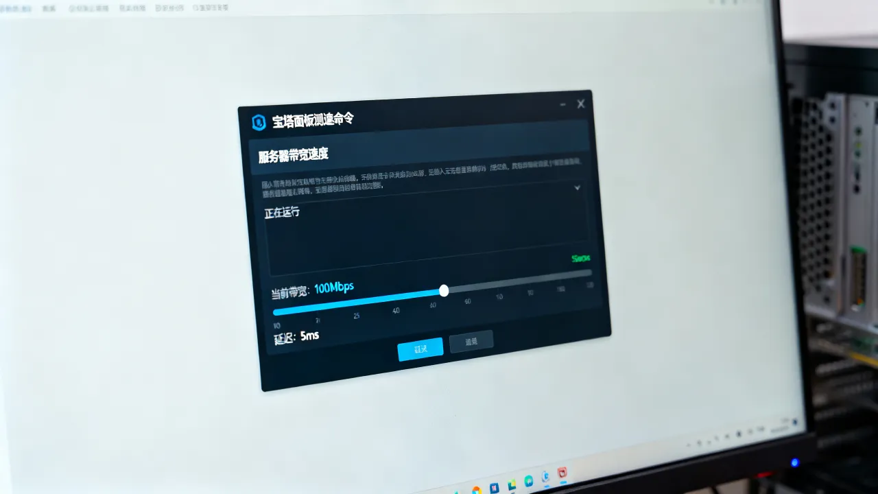 宝塔面板怎么测服务器网速?宝塔面板测速命令是什么,如何用宝塔查看服务器带宽速度?