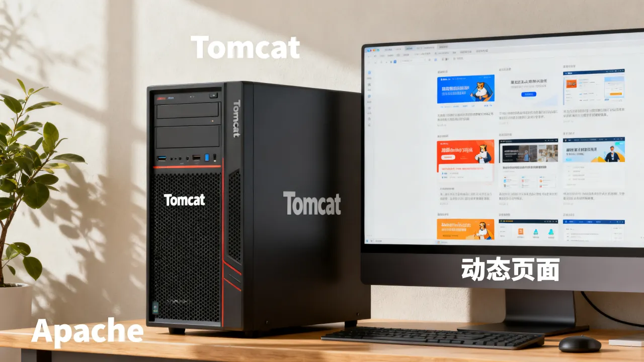 为什么动态页面要用Tomcat服务器？动态页面为什么不用Apache？