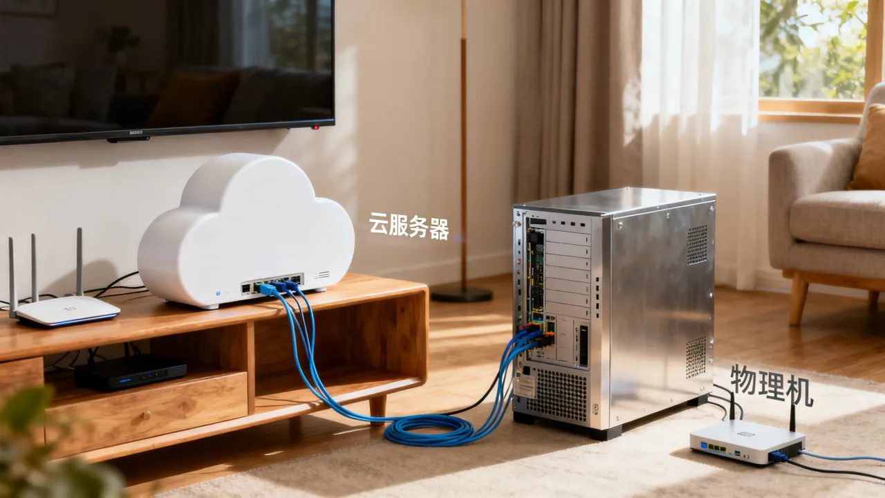 宽带用什么服务器好点，家庭宽带选云服务器还是物理机更划算