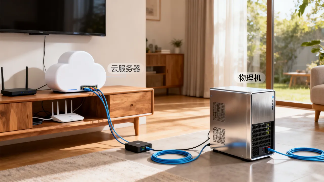 宽带用什么服务器好点，家庭宽带选云服务器还是物理机更划算