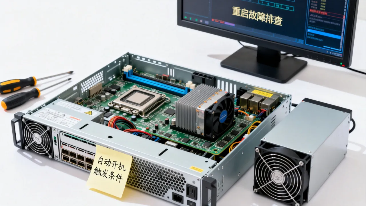 服务器为什么自动开机，自动重启是什么原因？