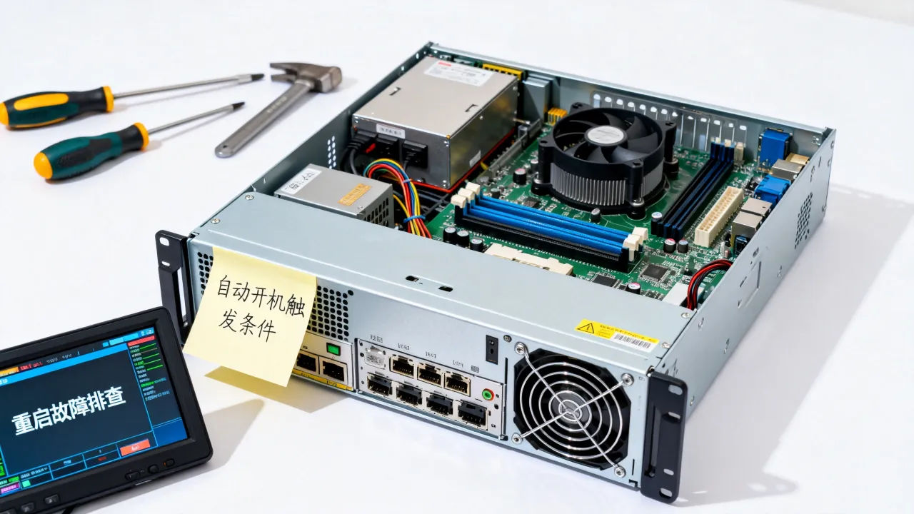 服务器为什么自动开机，自动重启是什么原因？