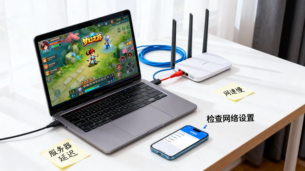 梦幻西游服务器延迟高和网速慢有关系吗，怎么解决？