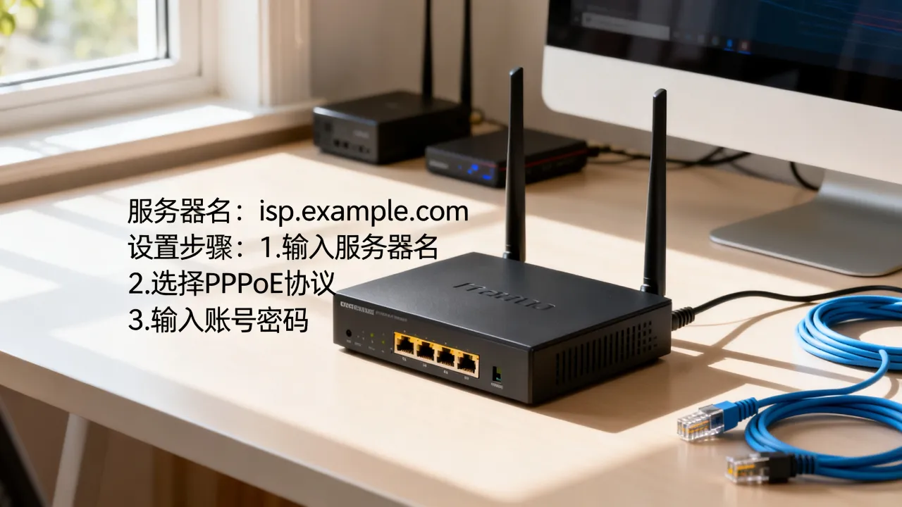 宽带拨号上网服务器名是什么？怎么填写设置才能正常连接