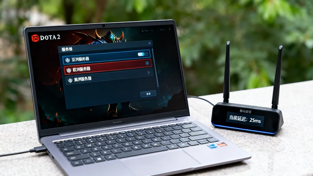 dota2移动宽带玩什么服务器，移动宽带选哪个区延迟低？