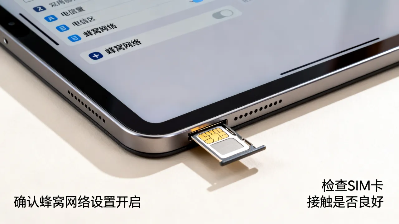 为什么iPad插电信卡无服务器？iPad电信卡无服务怎么办