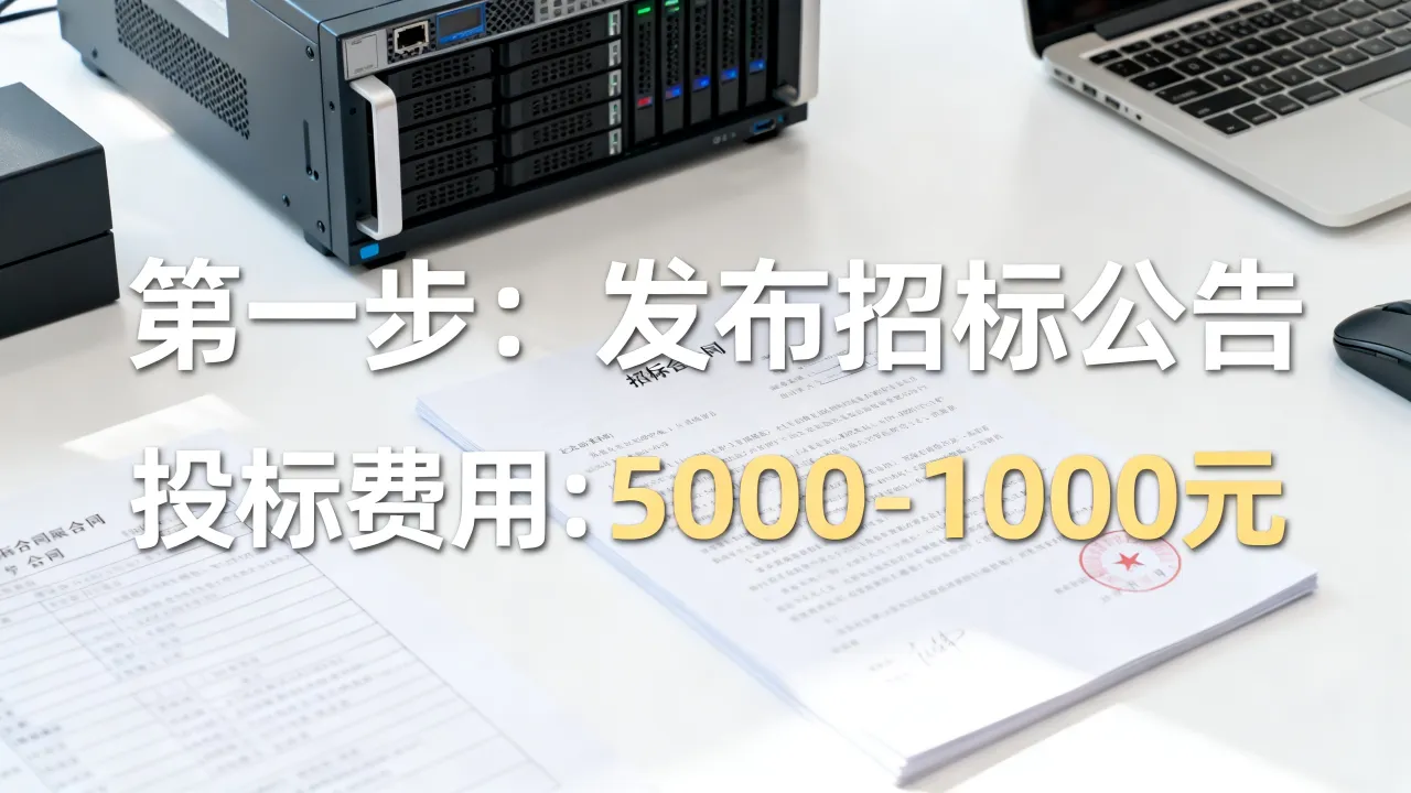 维保服务器招标流程怎么走？投标费用大概多少？