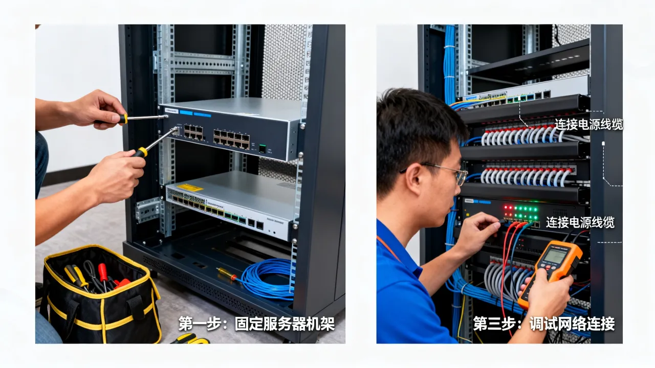 联通装维服务器怎么安装，装维服务器调试步骤？