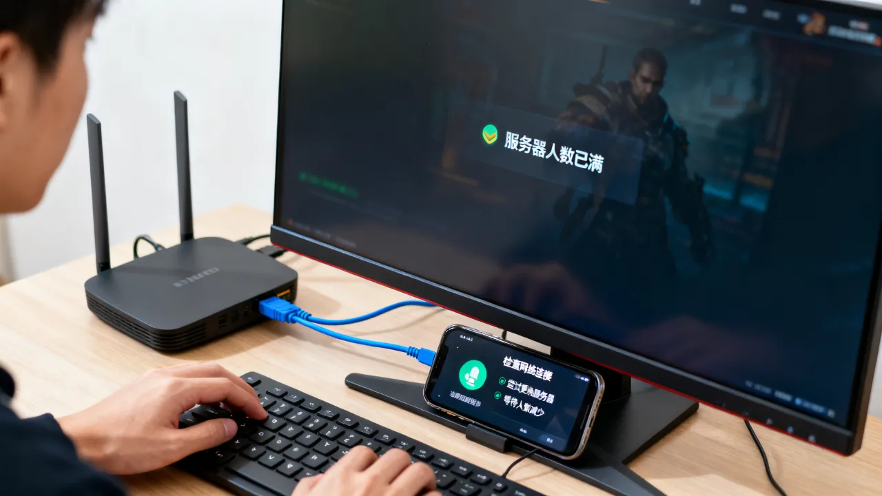 cf为什么出现服务器人数已满，cf服务器满员进不去怎么解决