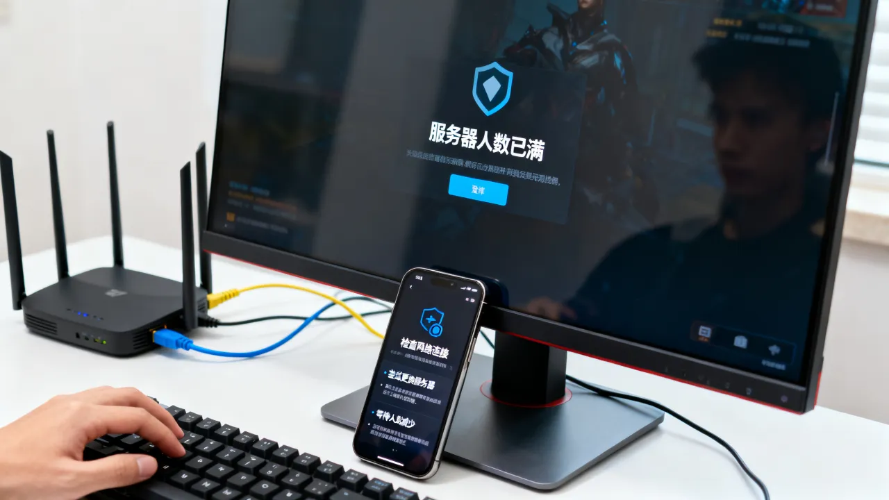 cf为什么出现服务器人数已满，cf服务器满员进不去怎么解决