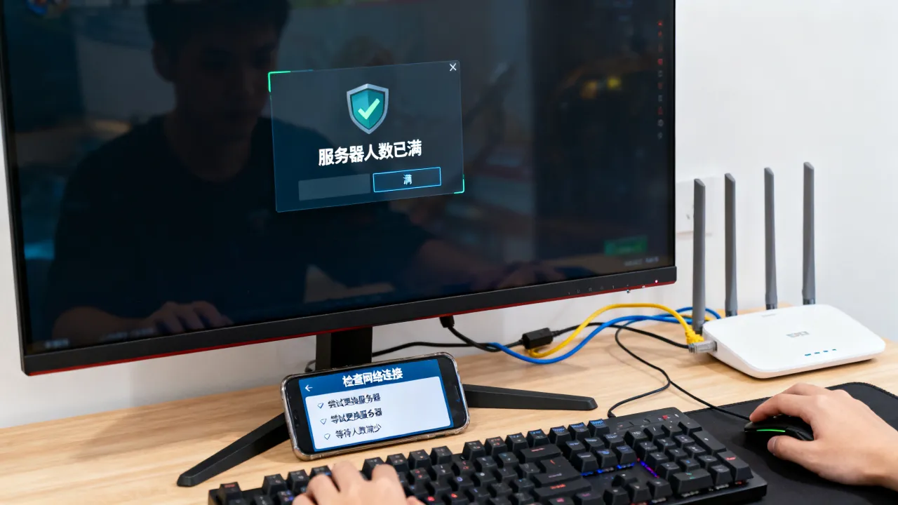 cf为什么出现服务器人数已满，cf服务器满员进不去怎么解决