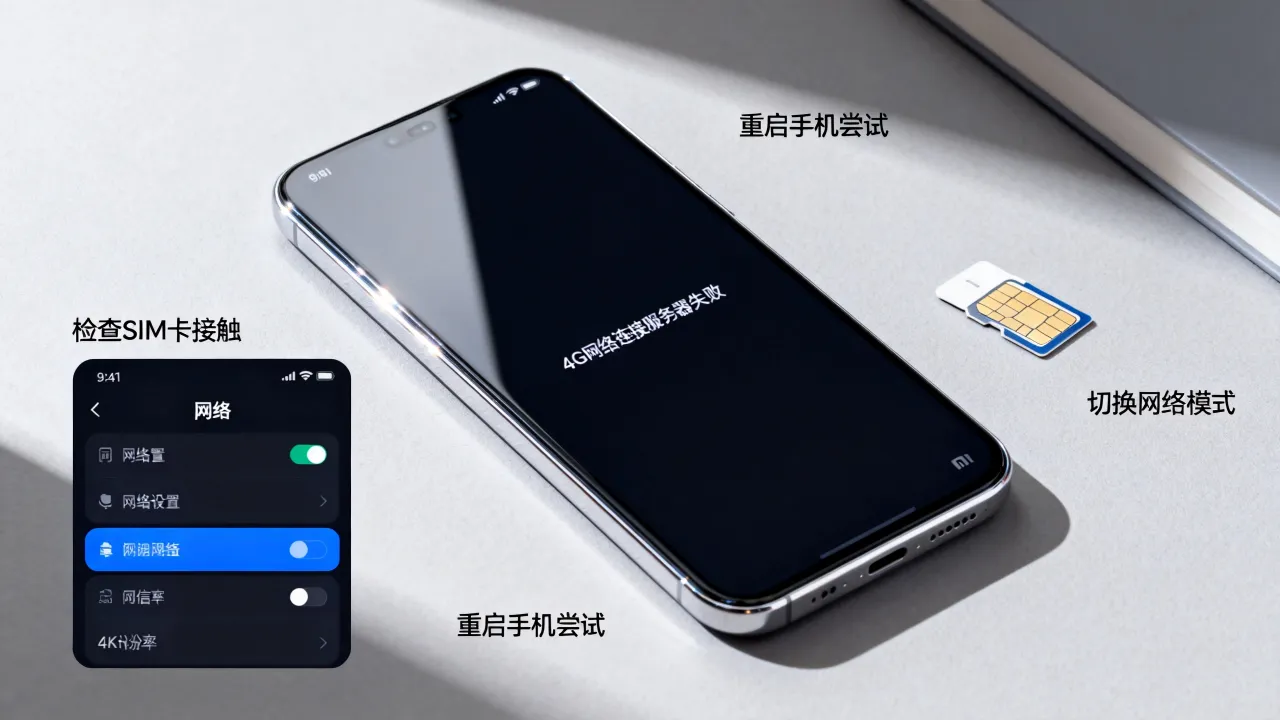 小米手机为什么用不了4g网络连接服务器,连接服务器失败怎么办 小米手机为什么用不了4g网络连接服务器,连接服务器失败怎么办