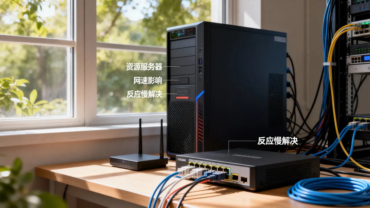 资源服务器能影响网速吗，服务器反应慢如何解决？