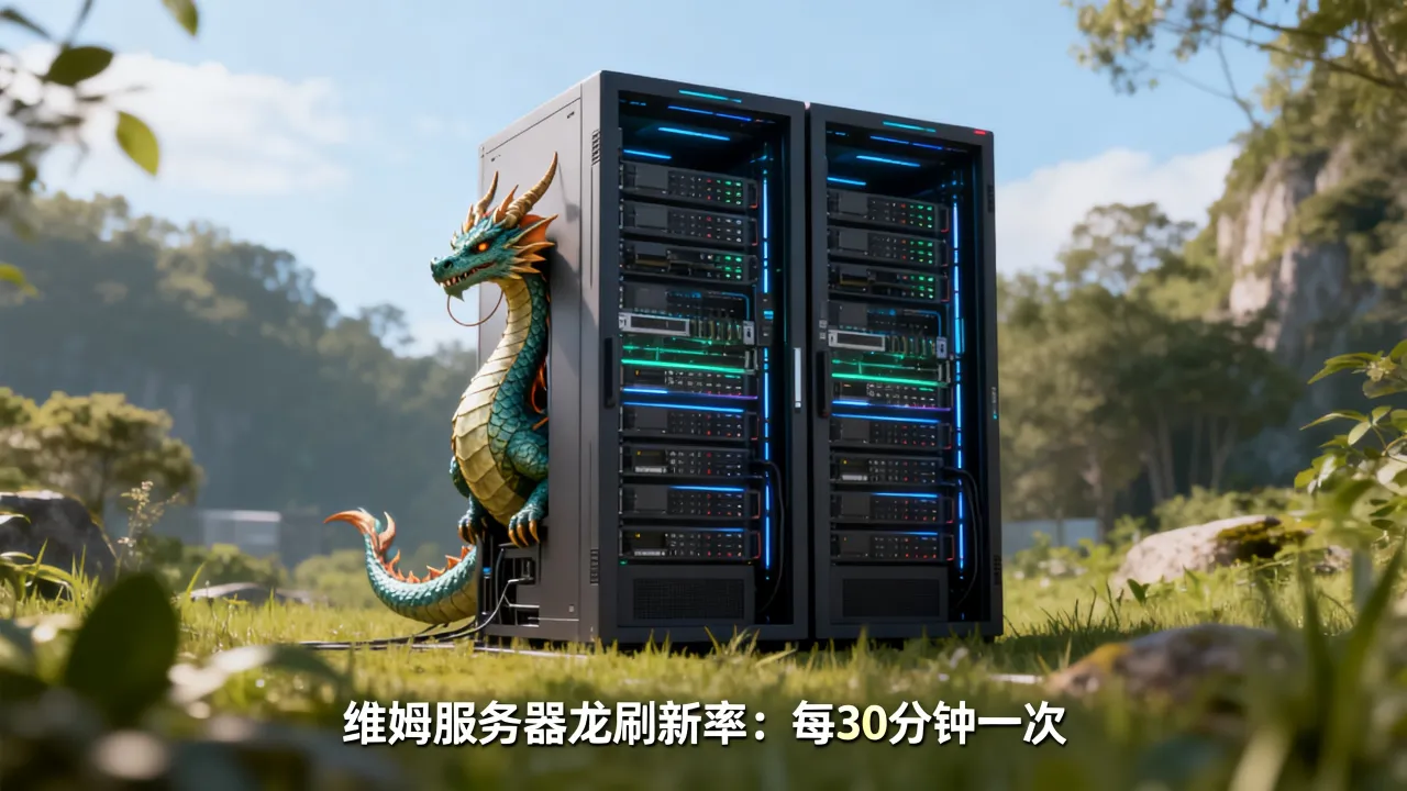 维姆服务器龙刷新率多少，维姆服务器龙多久刷新一次