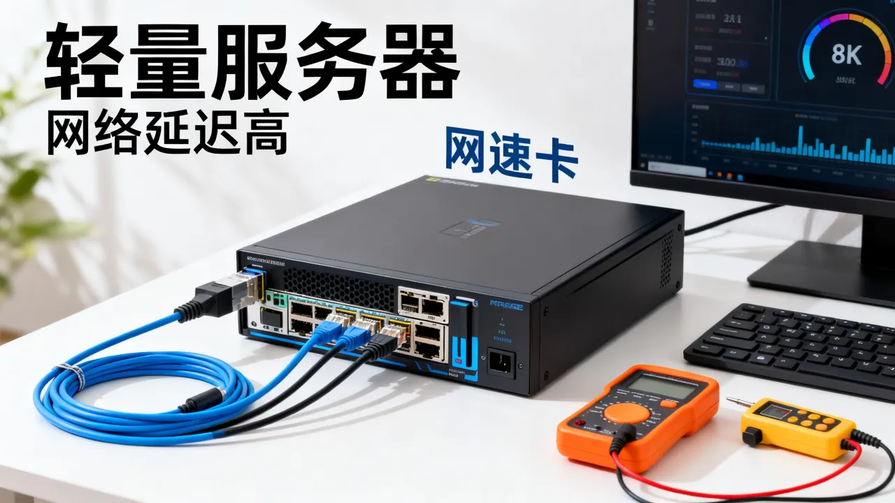 轻量服务器网速太卡怎么办，为什么轻量服务器网络延迟高？
