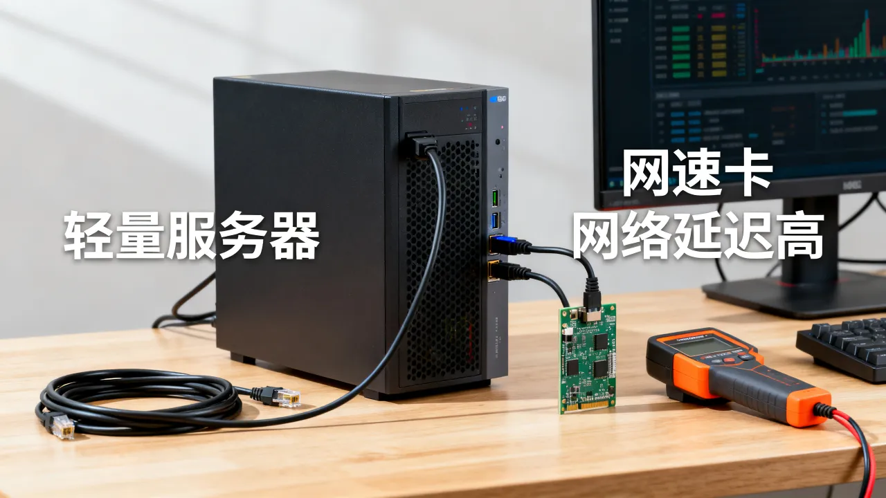轻量服务器网速太卡怎么办，为什么轻量服务器网络延迟高？