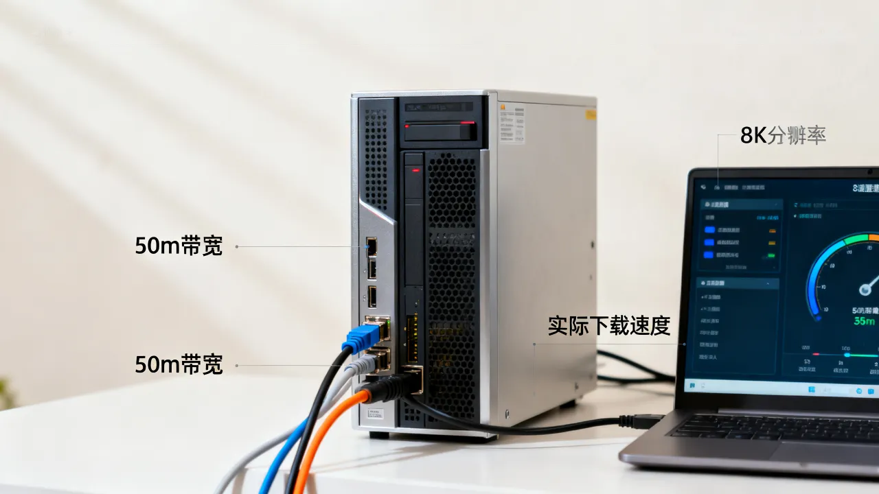 服务器50m带宽网速怎么样？，50m带宽实际下载速度多少？