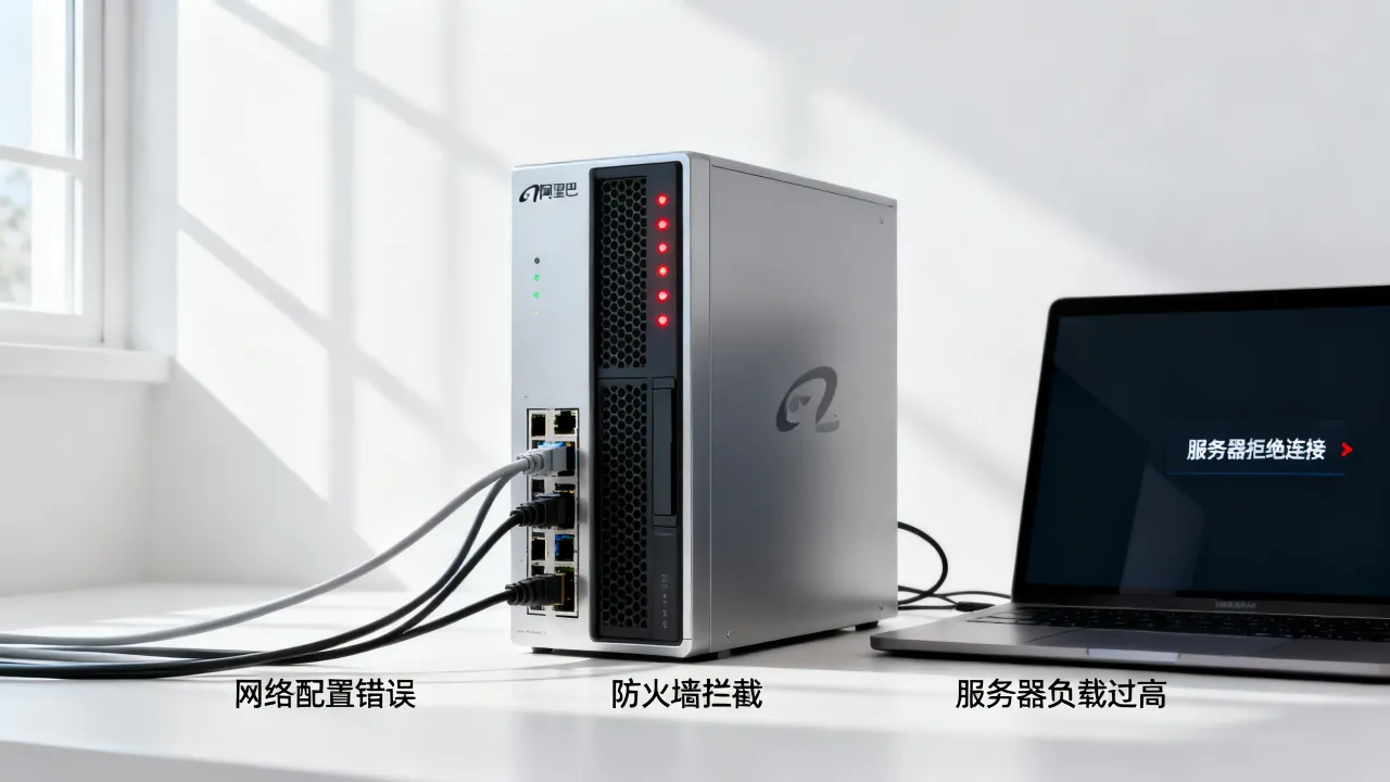 为什么阿里服务器拒绝连接？，服务器拒绝连接原因