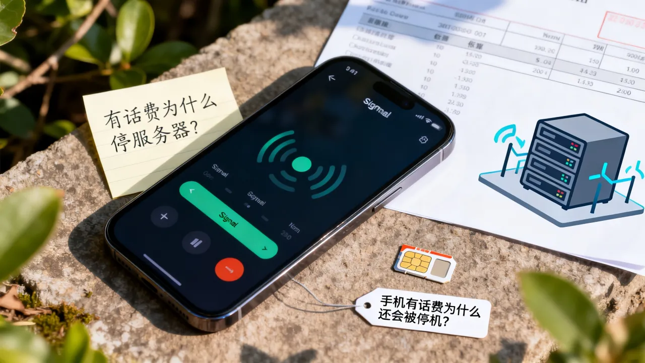 有话费为什么停服务器？手机有话费为什么还会被停机？
