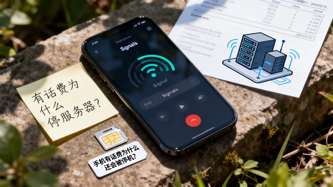 有话费为什么停服务器？手机有话费为什么还会被停机？