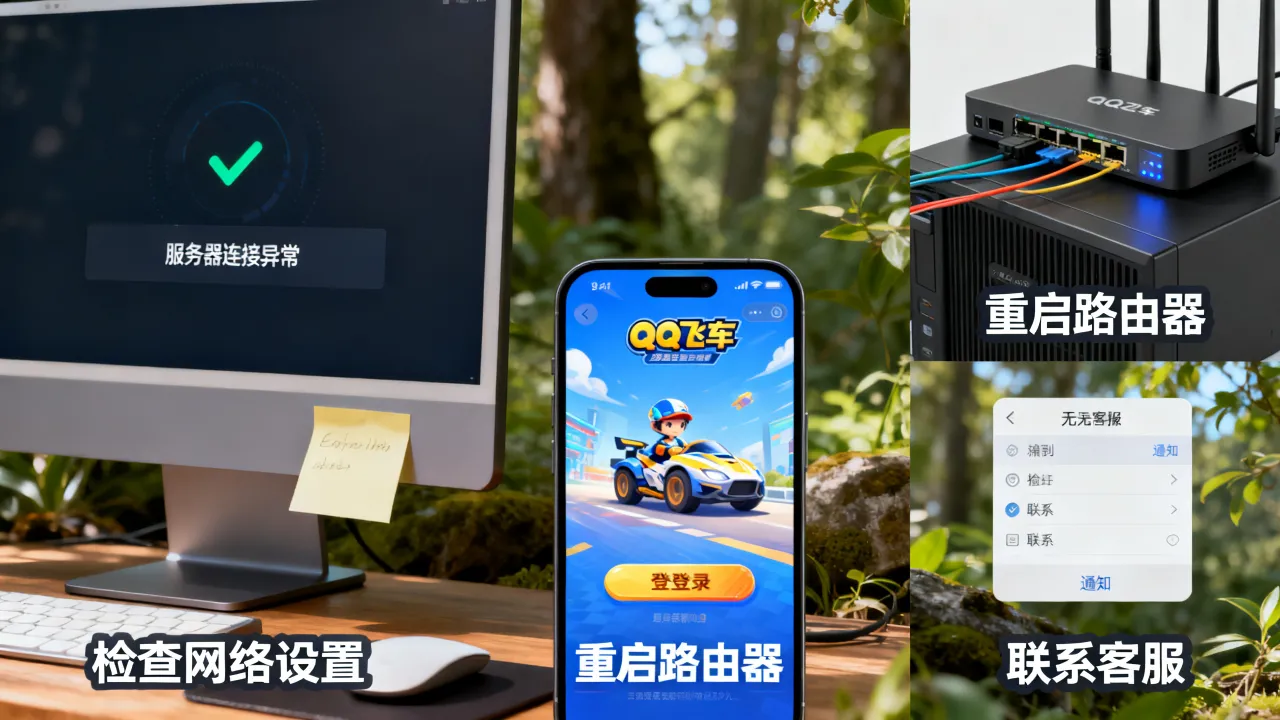 QQ飞车为什么服务器异常,QQ飞车服务器异常怎么解决 QQ飞车为什么服务器异常,QQ飞车服务器异常怎么解决