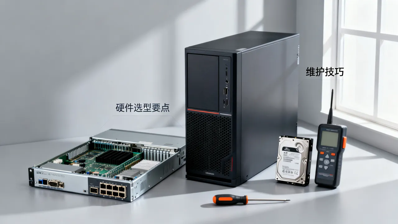 服务器运维硬件如何选型？，硬件维护和故障排查技巧有哪些