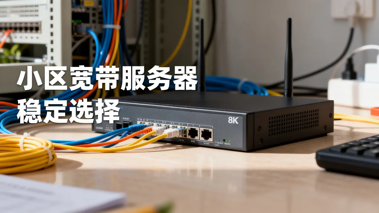 小区宽带用什么服务器，小区宽带服务器怎么选更稳定？