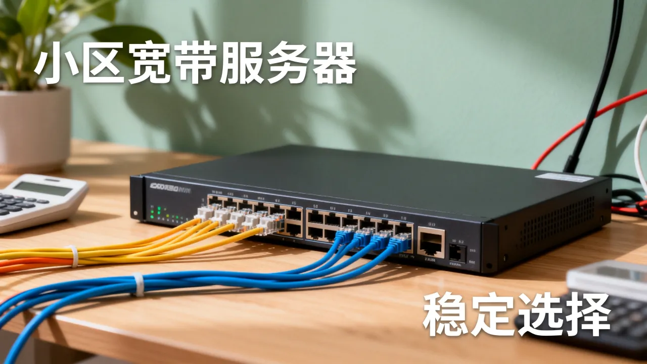 小区宽带用什么服务器，小区宽带服务器怎么选更稳定？