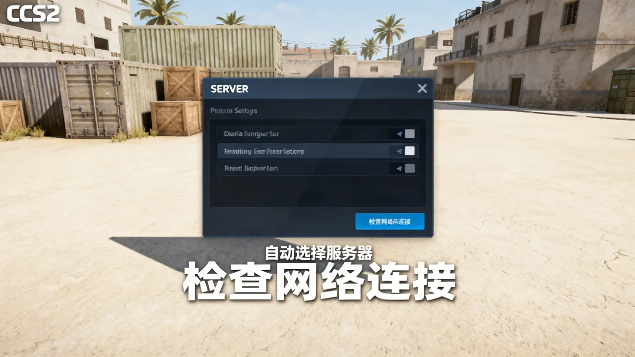 CS2为什么老是要选服务器？频繁要求选择服务器怎么解决？